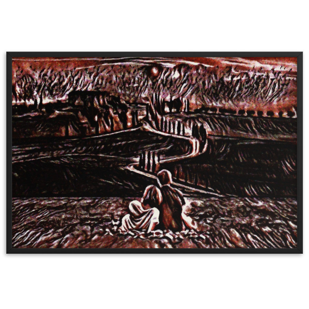 SEEING THE DAWN THROUGH THE DREAM SUPERIOR Framed Poster